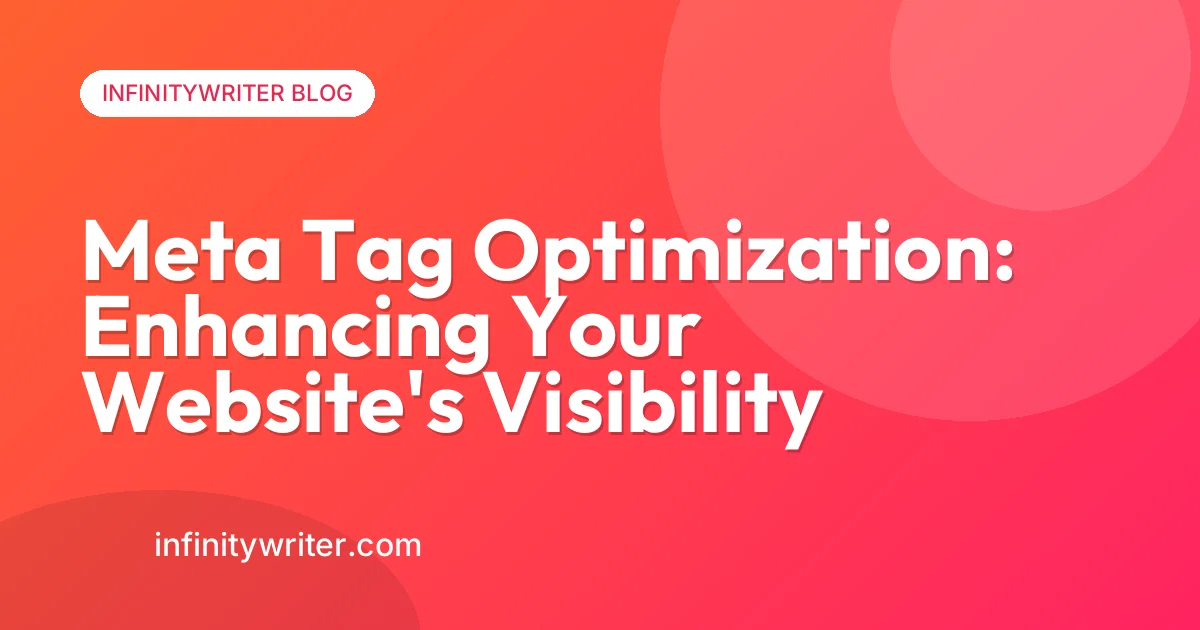 meta tag optimization — meta tag optimization
