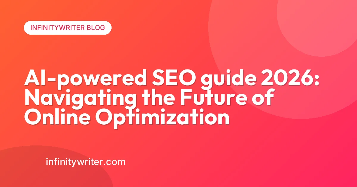 AI-powered SEO guide 2026: Navigating the Future of Online