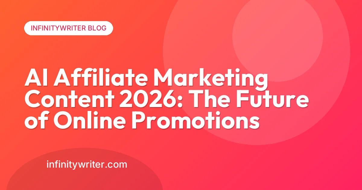 AI Affiliate Marketing Content 2026: The Future of Online Promotions