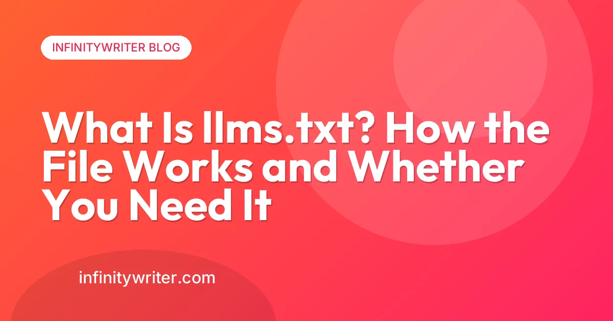 What Is llms.txt illustration